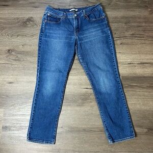 Levis Jeans Womens Size 30 Blue 414 Relaxed Straight Denim Jeans W 30 L 30
